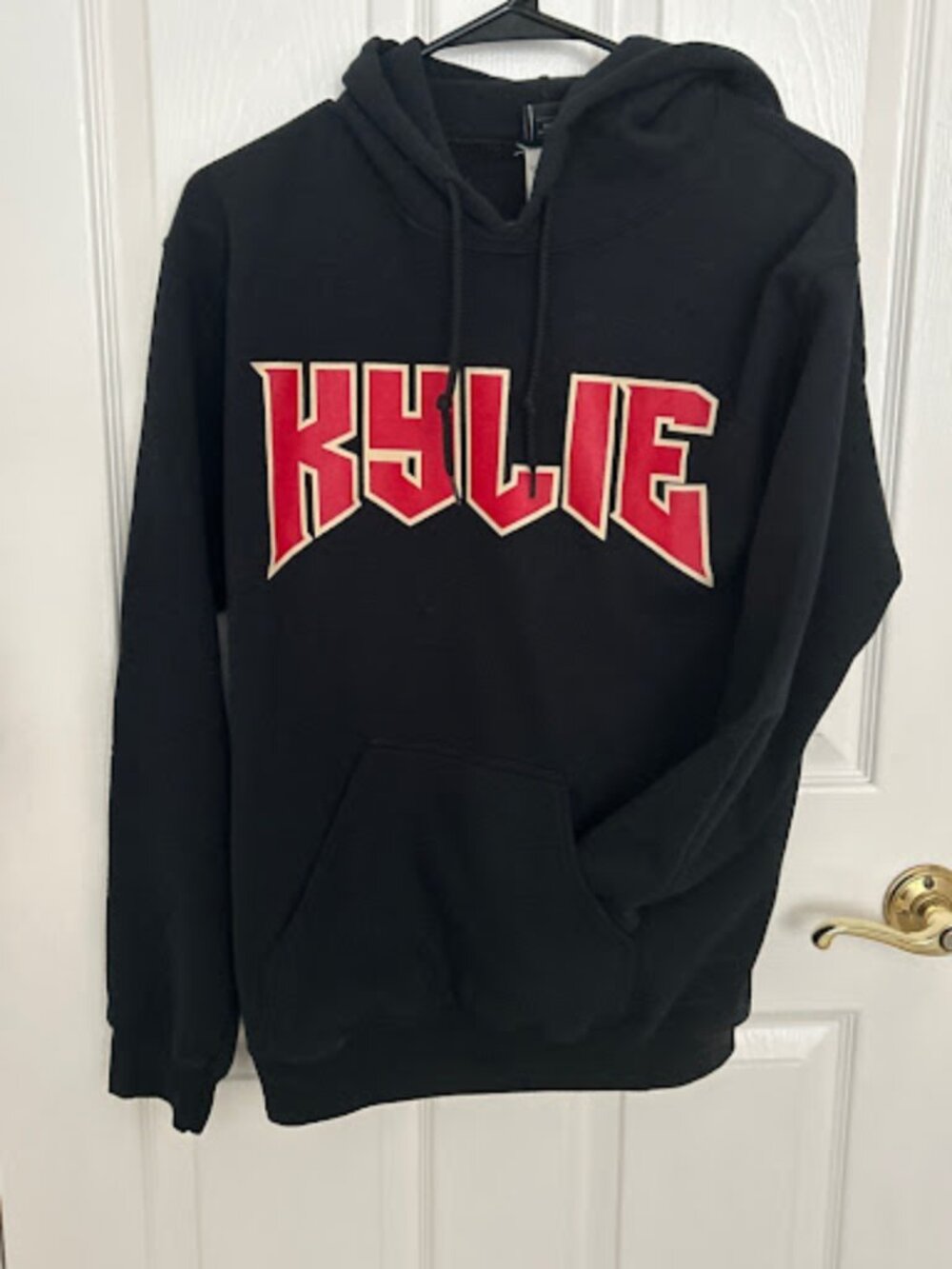 Kylie Jenner / Kylie Shop Black & Red Logo Hoodie | SMALL | Excellent Condition